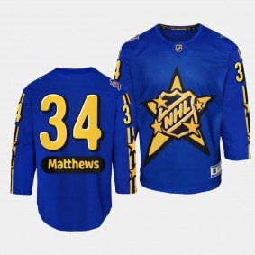 Auston Matthews Toronto Maple Leafs Youth Jersey 2024 NHL All-Star Game Blue Premier Jersey