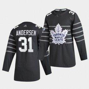 Frederik Andersen #31 Toronto Maple Leafs 2020 NHL All-Star Game Gray Authentic Jersey