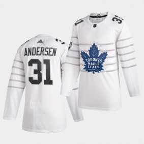 Frederik Andersen #31 Toronto Maple Leafs 2020 NHL All-Star Game White Authentic Jersey