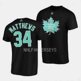 Auston Matthews Indigenous Celebration Game Toronto Maple Leafs 2023 Black T-Shirt
