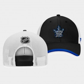 Toronto Maple Leafs Alternate Logo Authentic Pro Locker Room Hat Black White
