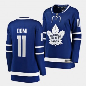 Max Domi Toronto Maple Leafs Home Women Breakaway Player 11 Jersey
