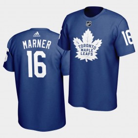 2020 Mitch Marner #16 Toronto Maple Leafs Sideline Practice Climalite Creator Men's T-shirt